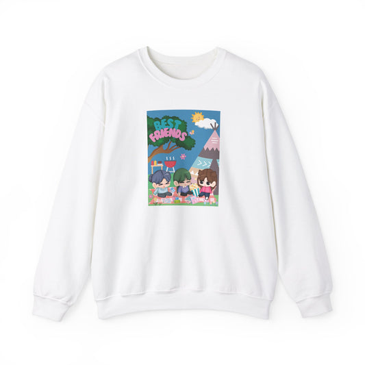 Heavy Blend™ Sophie and Friends Crewneck Sweatshirt - "Best Friends"