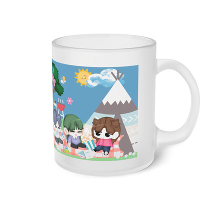 Frosted Glass Mug - BFF Design