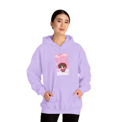 Sophie Heavy Blend™ Hooded Sweatshirt - Cotton Candy Sunset Design