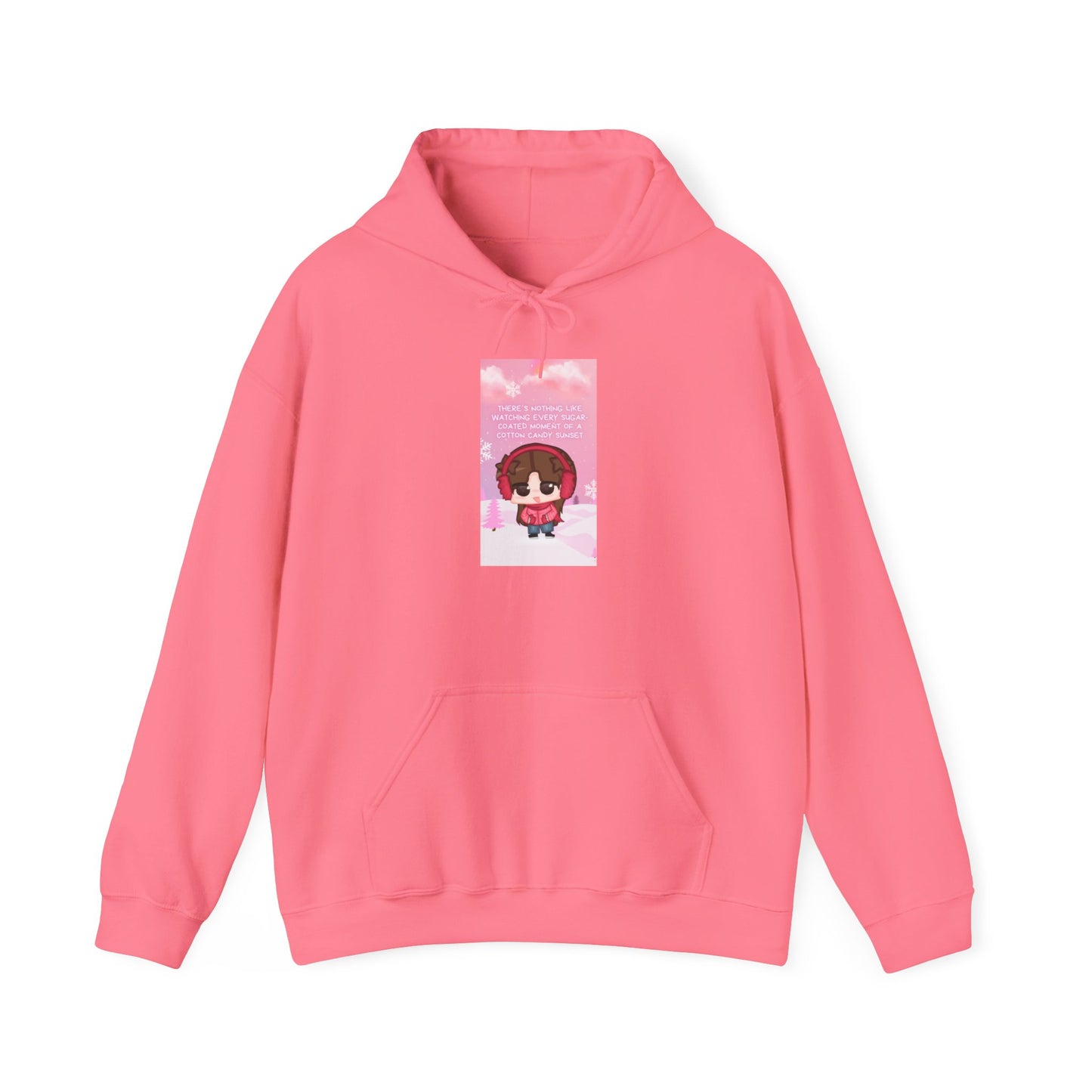 Sophie Heavy Blend™ Hooded Sweatshirt - Cotton Candy Sunset Design