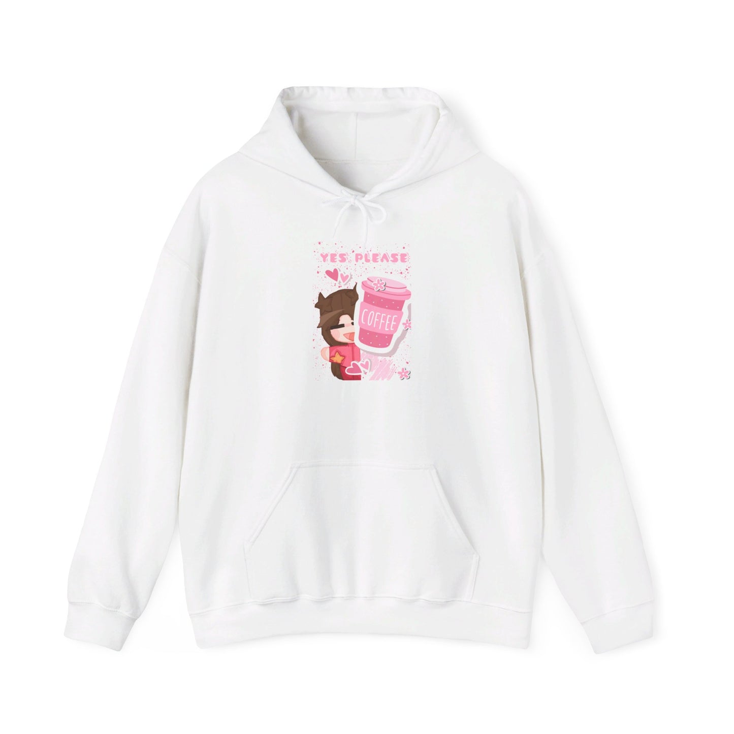 Unisex Heavy Blend™ Sophie Hooded Sweatshirt - Coffee Yes Please Design