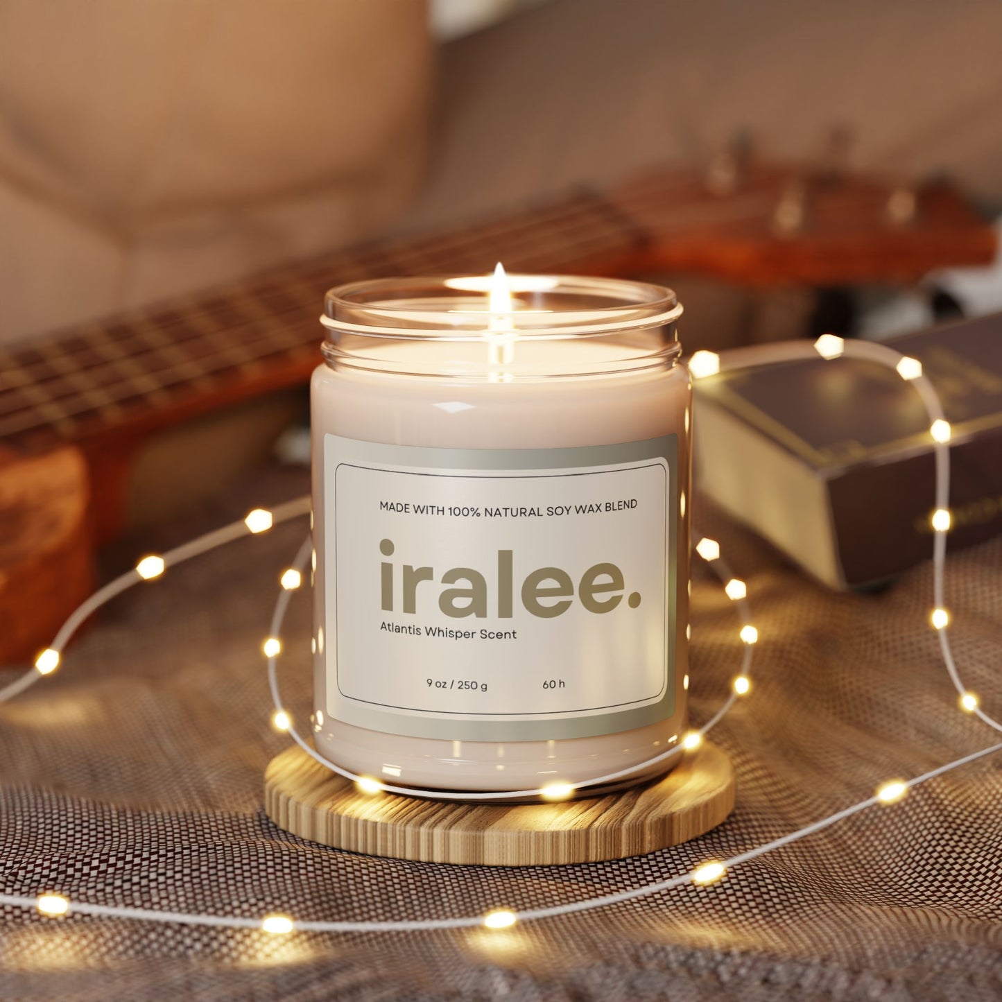 Soy Candle by Iralee - Atlantis Whisper Scent