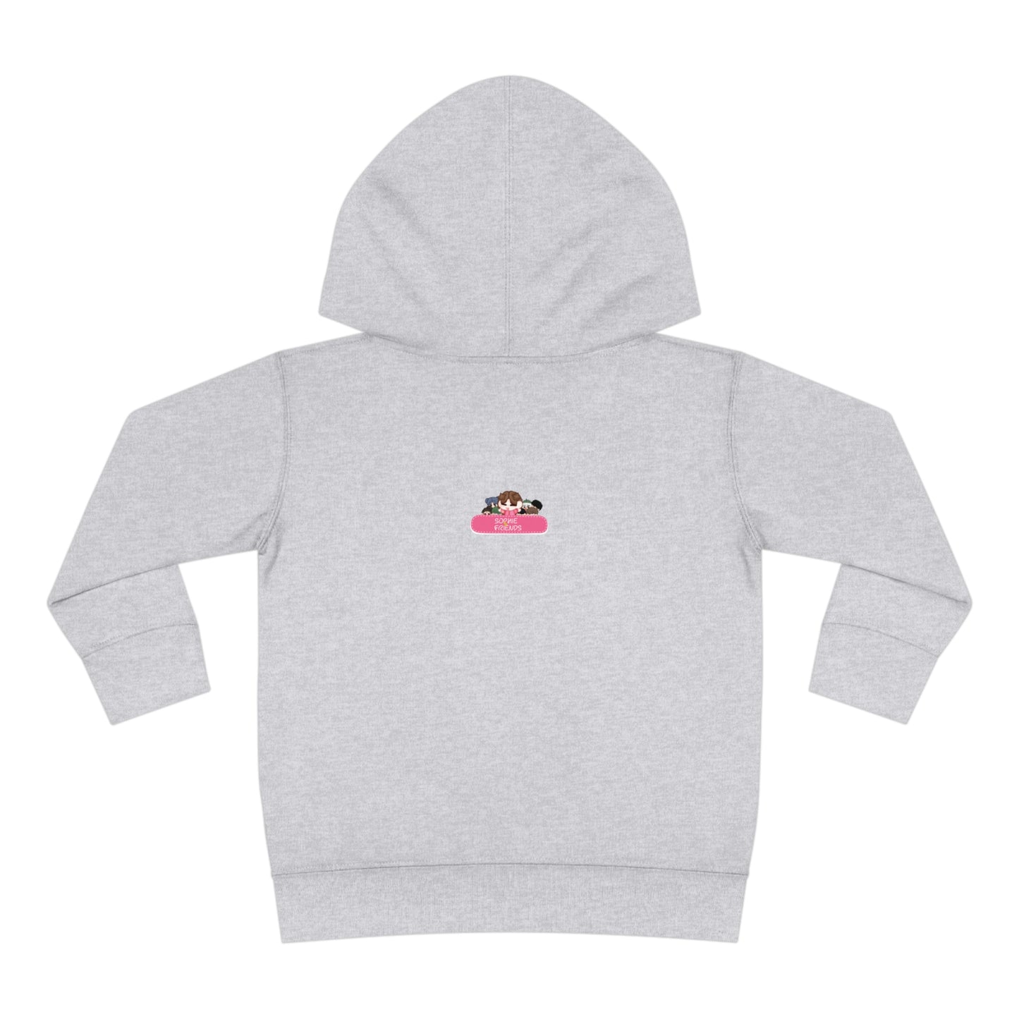 Toddler Pullover Fleece Hoodie - "Love You"