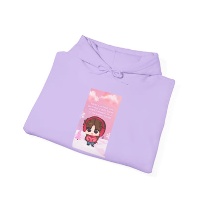 Sophie Heavy Blend™ Hooded Sweatshirt - Cotton Candy Sunset Design