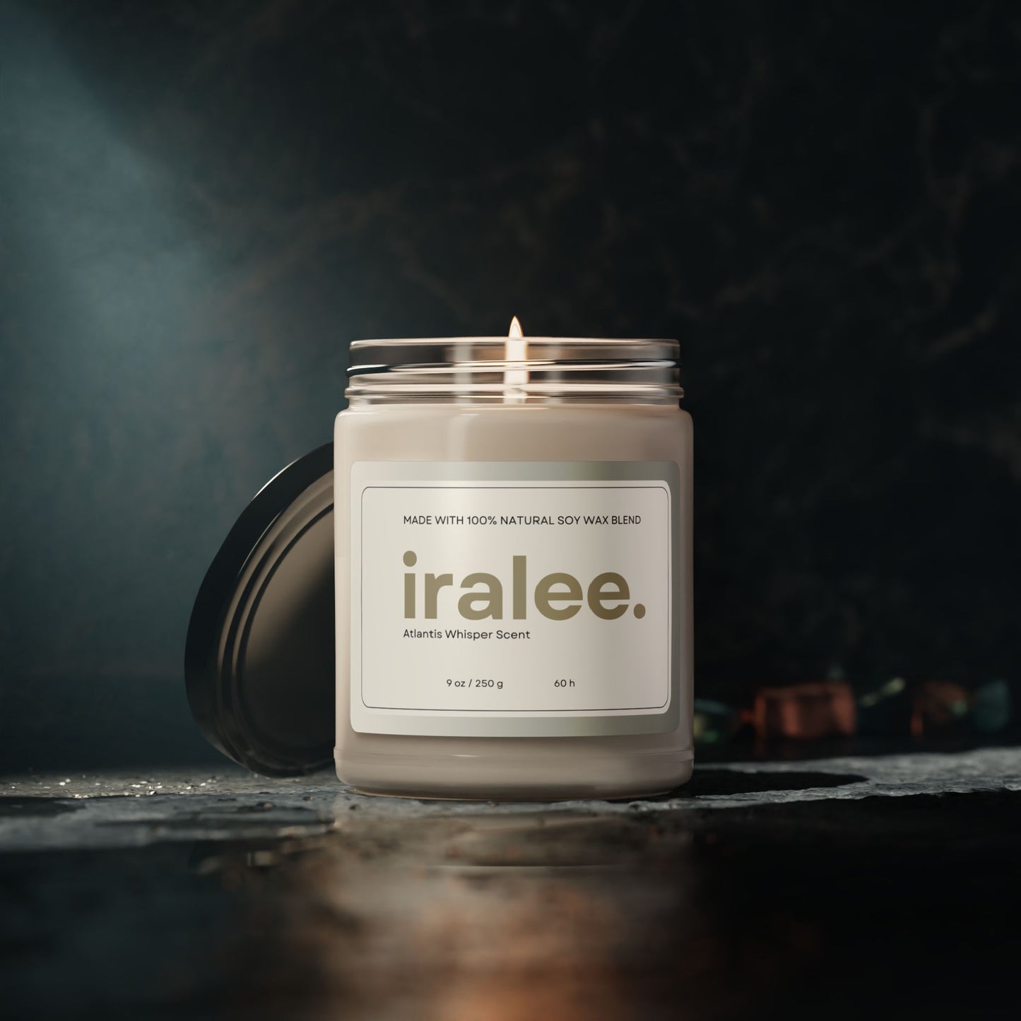 Soy Candle by Iralee - Atlantis Whisper Scent