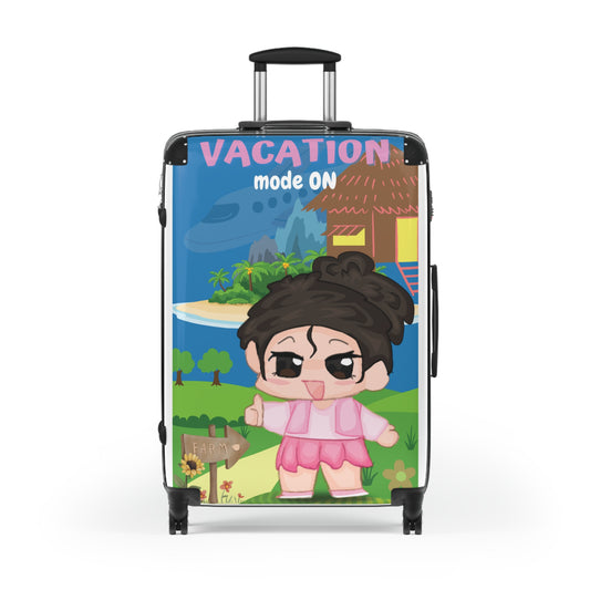 Halle Suitcase - Vacation Mode Design