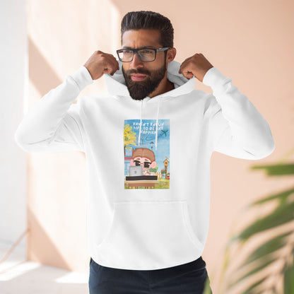 Three-Panel Fleece Hoodie - Happier Life Design