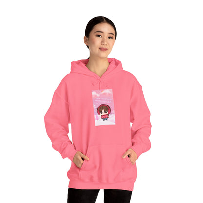 Sophie Heavy Blend™ Hooded Sweatshirt - Cotton Candy Sunset Design