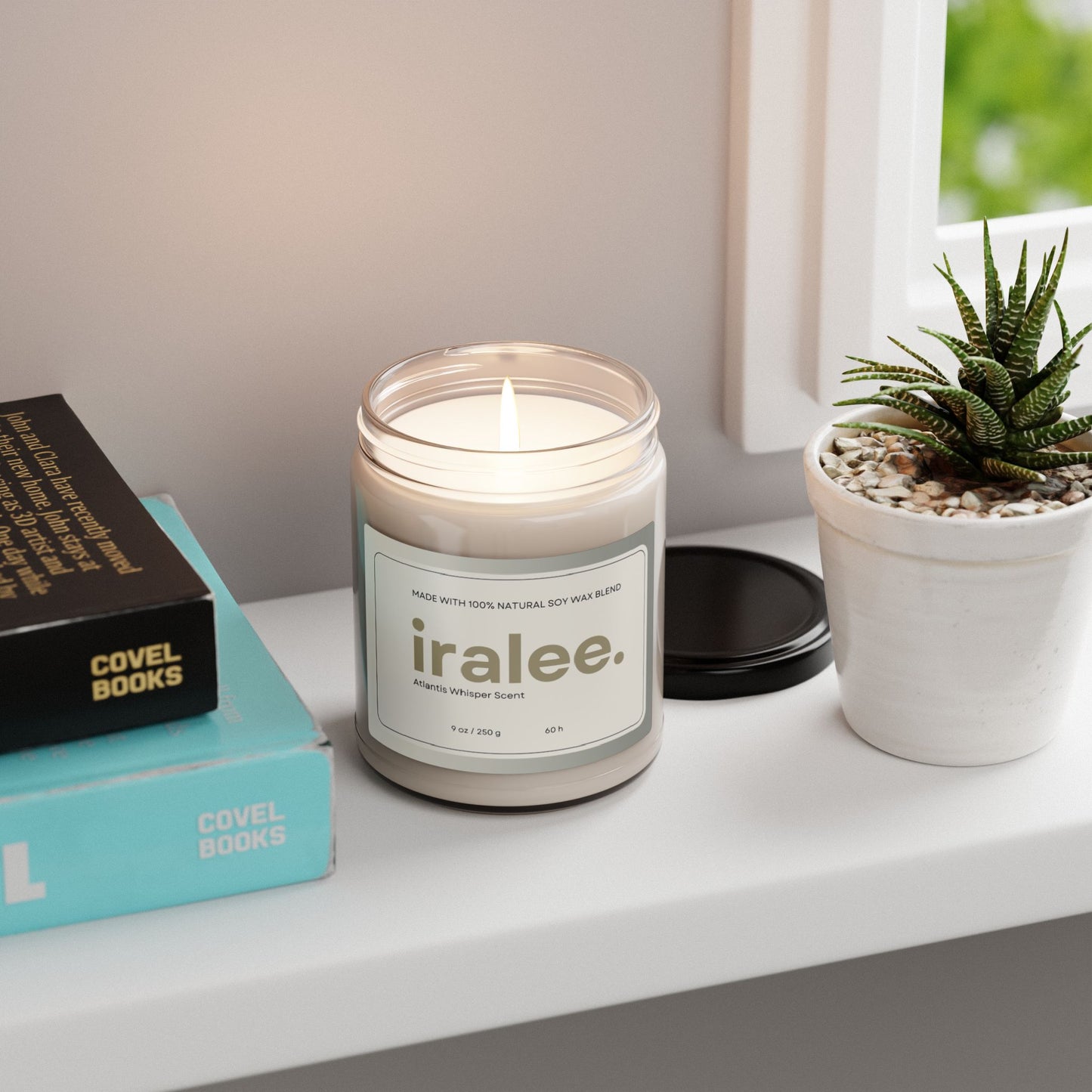 Soy Candle by Iralee - Atlantis Whisper Scent