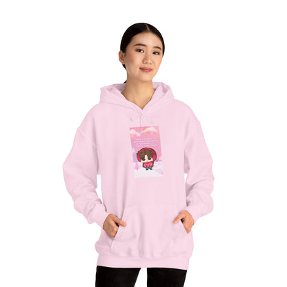 Sophie Heavy Blend™ Hooded Sweatshirt - Cotton Candy Sunset Design